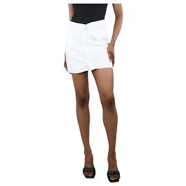 Jacquemus Weißer Jeans-Minirock - Größe UK 6 Weiß