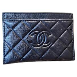 Chanel-Geldbörsen, Geldtaschen, Etuis-Schwarz
