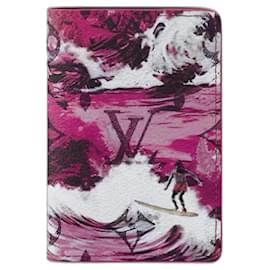 Louis Vuitton-Organizador de bolsillo LV monograma surfin nuevo-Rosa