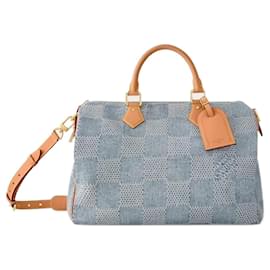 Louis Vuitton-LV Speedy 40 damier denim nuovo-Blu