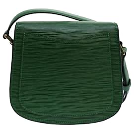 Louis Vuitton-LOUIS VUITTON Epi Saint Cloud PM Shoulder Bag Green M52214 LV Auth 70001-Green