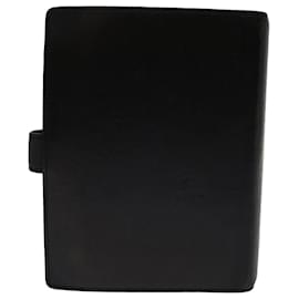 Louis Vuitton-LOUIS VUITTON Nomad Agenda MM Day Planner Cover Black R20478 LV Auth bs13206-Black