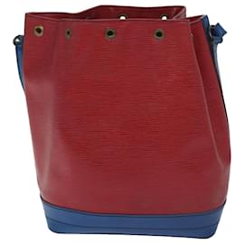 Louis Vuitton-LOUIS VUITTON Epi Noe Umhängetasche Bicolor Rot Blau M44084 LV Auth bs13230-Rot,Blau