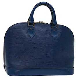 Louis Vuitton-Bolsa de mão LOUIS VUITTON Epi Alma Azul Toledo M52145 Autenticação de LV 69396-Outro