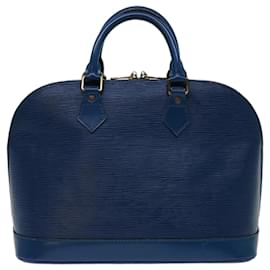 Louis Vuitton-LOUIS VUITTON Epi Alma Hand Bag Toledo Blue M52145 LV Auth 69396-Other