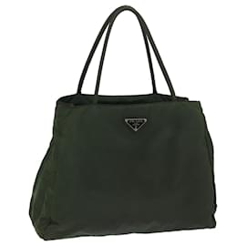 Prada-PRADA Tote Bag Nylon Vert Auth ep3813-Vert