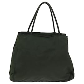 Prada-PRADA Tote Bag Nylon Vert Auth ep3813-Vert