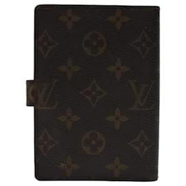 Louis Vuitton-LOUIS VUITTON Monogram Agenda PM Day Planner Cover R20005 LV Auth ar11575b-Monogram