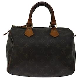 Louis Vuitton-Louis Vuitton Monogram Speedy 25 Hand Bag M41528 LV Auth 69707-Monogram