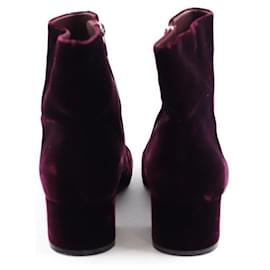 Gianvito Rossi-Leather boots-Purple