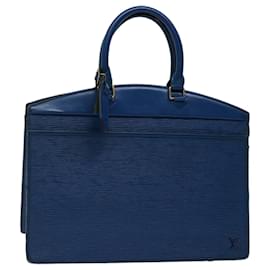 Louis Vuitton-LOUIS VUITTON Epi Riviera Handtasche Blau M48185 LV Auth 70112-Blau