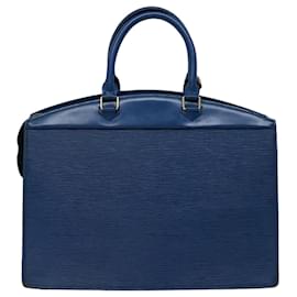 Louis Vuitton-LOUIS VUITTON Epi Riviera Sac à main Bleu M48185 Auth LV 70112-Bleu