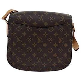 Louis Vuitton-LOUIS VUITTON Monogram Saint Cloud GM Shoulder Bag M51242 LV Auth ar11615b-Monogram