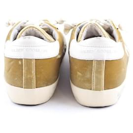 Golden Goose-Sneakers in velluto-Beige