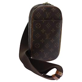 Louis Vuitton-LOUIS VUITTON Monogram Pochette Gange Shoulder Bag M51870 LV Auth 70004-Monogram