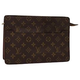 Louis Vuitton-LOUIS VUITTON Monogram Pochette Homme Clutch Bag M51795 LV Auth bs13103-Monogram