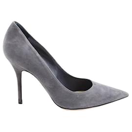 Dior-Leather Heels-Grey