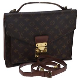 Louis Vuitton-Monogramm Monceau 28 Handtasche 2Weg M51185 LV Auth 70032 Monogramm