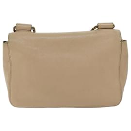 Chloé-Chloe Chain Elsie Umhängetasche Leder Beige Auth yk11468-Beige