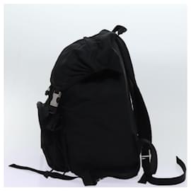 Prada-PRADA Backpack Nylon Black Auth bs12816-Black