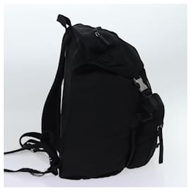 Prada-PRADA Backpack Nylon Black Auth bs12816-Black