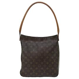 Louis Vuitton-LOUIS VUITTON Monogram Looping GM Shoulder Bag M51145 LV Auth 69243-Monogram