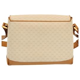 Gucci-GUCCI Micro GG Supreme Shoulder Bag PVC Beige 001 101 0141 Auth mr026-Beige