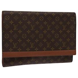 Louis Vuitton-LOUIS VUITTON Monogram Porte Envelope Clutch Bag M51801 LV Auth-Folge3773-Monogramm