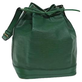 Louis Vuitton-LOUIS VUITTON Epi Noe Shoulder Bag Green M44004 LV Auth 69464-Green