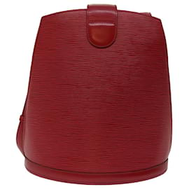 Louis Vuitton-LOUIS VUITTON Epi Cluny Bolsa de Ombro Vermelho M52257 Autenticação de LV 69933-Vermelho