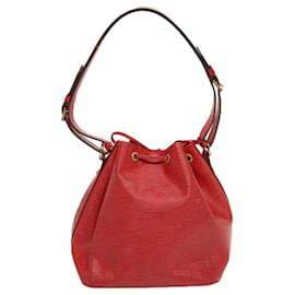 Louis Vuitton-LOUIS VUITTON Epi Petit Noe Shoulder Bag Red M44107 LV Auth ar11584b-Red
