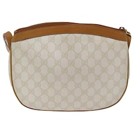 Gucci-GUCCI GG Supreme Shoulder Bag PVC White 007 39 6018 8031 Auth ep3913-White