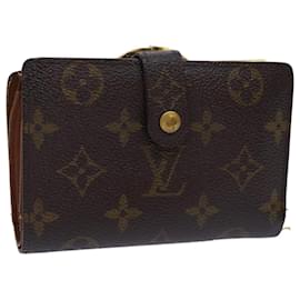 Louis Vuitton-LOUIS VUITTON Monogramm Porte Monnaie Billets Viennois Geldbörse M61663 Auth ep3879-Monogramm