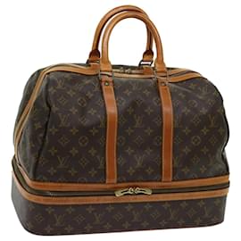 Louis Vuitton-LOUIS VUITTON Monogram Sac Sports Boston Bag M41444 LV Auth 69934-Monogram