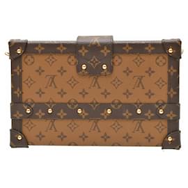 Louis Vuitton-Louis Vuitton Monogram Reverse Canvas Petite Malle Brown bag w. removable strap-Brown
