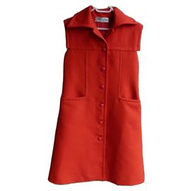 Pierre Cardin Dresses Red Orange