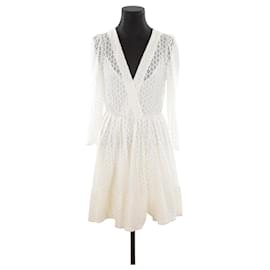 Maje-weißes Kleid-Weiß