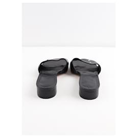 Maison Martin Margiela-Ledersandalenschuhe-Schwarz