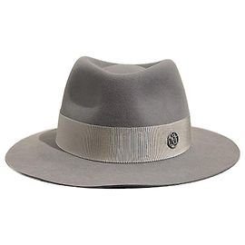 MAISON MICHEL  Hats T.cm 58 Wool Grey