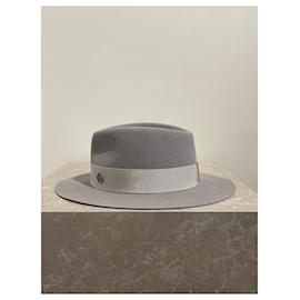 Maison Michel-MAISON MICHEL  Hats T.cm 58 Wool-Grey