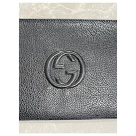 Gucci-GUCCI Pochette T.  Leather-Nero