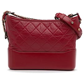 Chanel-CHANEL BolsasCouro-Vermelho