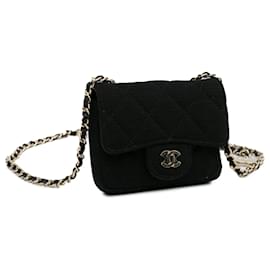Chanel-CHANEL HandbagsCotton-Black