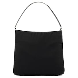 Prada-PRADA Shoulder bags Cloth Black Tessuto Metallo-Black