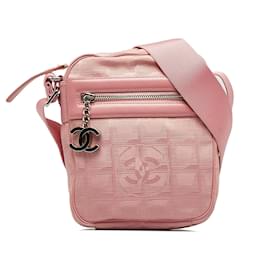 Chanel-CHANEL HandtaschenStoff-Pink