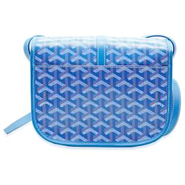 Goyard-Goyard Blue Goyardine Canvas Belvedere PM -Blau