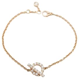 Hermès-Hermès Finesse Bracelet in 18k Rose Gold 0.55 ctw-Other