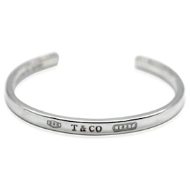 Tiffany & Co-TIFFANY & CO. 1837 Narrow Cuff in Sterling Silver-Other