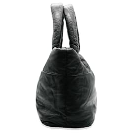 Chanel-Chanel Black Lambskin Small Coco Cocoon Reversible Tote-Black