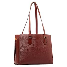 Louis Vuitton-Louis Vuitton Epi Duplex Tote Tote Bag Leather M52423 in fair condition-Other